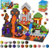 Windidi 150PCS Magnetic Building Blocks - 6 Big Magnetic Base Building STEM Toys,