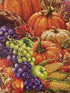Springbok Harvest Cornucopia 500 Piece Jigsaw Puzzle with Colorful Thanksgiving Illustration