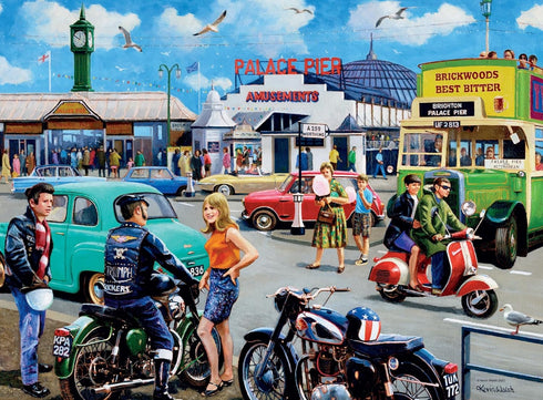 No.2 4X 500 Set 12+ Ravensburger Happy Days Collection Days Out Piece Jigsaw Puzzle for Adults
