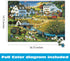 1000 Buffalo Games - Piece Jigsaw Puzzle Charles Wysocki Hound of The Baskervilles, Made in USA, Premium Recycled