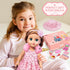 Doll Suitcase Travel Set, 18 inch Doll Clothes and Accessories, 26 Pcs Travel Pillow, Unicorn Bag, Sunglasses, Camera