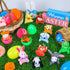 12pcs 3.4" Sofier Plastic Easter Eggs with Animal Toys Filled Easter Eggs Easter Basket Stuffers Easter Egg Fillers