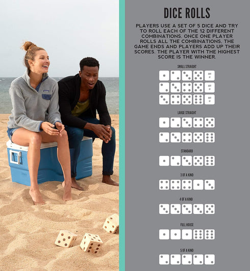 Franklin Sports Giant Wooden Dice