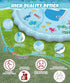 Summer 3-12 (102.3") EPN Splash Pad, Extra Large Sprinkler Play Mat Fun for Kids, Thicker Outdoor Water Toys Toddler