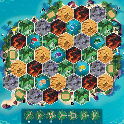 Matagot Tucana Builders Board Game - Family-Friendly Educational Tile-Laying Strategy Game for Ages 10+, 1-5 Players,