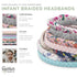 Parker Baby Girl Braided Headbands, "Wildflower Set" - Assorted 10 Pack of Hair Accessories for Girls