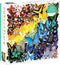 Galison 500 Piece Jigsaw Puzzle - Rainbow Butterflies - 20”x20” - Perfect for Family Fun