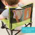 Summer 6 3 by Bright Starts Pop 'N Sit Portable Booster Chair, Floor Seat, Indoor/Outdoor Use, Compact Fold, Green, Mos