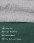 2 Pack Pro Goleem Muslin Changing Pad Cover for Boys and Girls, Soft Breathable Fitted Cotton Diaper Changing Table Pad