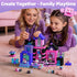 200PCS 3+ GobiDex Magnetic Building Blocks for Kids, STEM Toys to Build MagWonder Castle & World, Creative Sensory Play