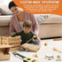 7-Piece Set 3+ Wooden Musical Instruments for Toddlers Kids Music with Xylophone, Guitar & Percussion | Natural Wood