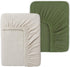 Boys-2 Pack 24"x 38" Muslin Mini Crib Sheets for Girls & Soft Baby Mattress Sheets Fitted-No Slip Neutral Toddler