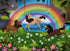 Ceaco April Showers - Afro Unicorn - 100 Piece Jigsaw Puzzle