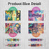 MISITU Small Jigsaw Puzzles for Adults, 150 Pieces Mini Puzzles, Astronauts Art Puzzles, Travel Puzzles, 4 Packs