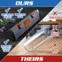 2 Monster Protectors Hard-Cased Playmat Tube - Premium Prism-Shaped Canvas Play Mat Holder with Fabric Interior