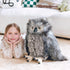 17 Inches IKASA Lifelike Giant Owl Stuffed Animal Plush Toy, Large Big Size Cute Soft Huge Plushie Toys for Kids Girls