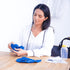 InstaRelief Breast Therapy Pack - 2 Navy Blue Hot/Cold Gel Ice Packs for Mastitis Relief and Breastfeeding