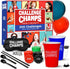 Challenge Champs Action Party Game 200 Skill Challenges for Team Building, Family Game Night