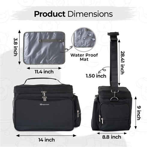 S1 S2, Pack, Breast Pump Bag Fit for Spectra and Wearable Breast Pump Bags with Milk Pumping Bag with Waterproof Mat