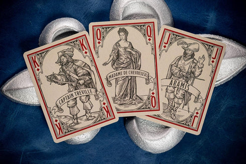 Kings Wild Project 3 Musketeers Premium Playing Cards - Poker Size