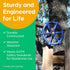 Jungle Gym Kingdom Pirate Ship Wheel for Kids - Toy Steering Wheel for Treehouse, Playhouse, Swing Set