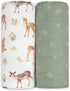 GLLQUEN BABY Muslin Swaddle Blankets Breathable Receiving Blankets (35" x 40") 2-Pack