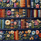 Floral Bookshelf Puzzles for Adults 500 Pieces Wildflower Books Pages Jigsaw Puzzles