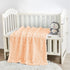 Cozy 30"x40" Yurhap Fleece Baby Blanket Heart Checkered, Ultra Soft Baby Blankets for Girls Boys, Fluffy Infant Toddler