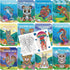 Pasimy 72 Pcs Animals Coloring Books DIY Mandala Ocean Jungle Animal Coloring