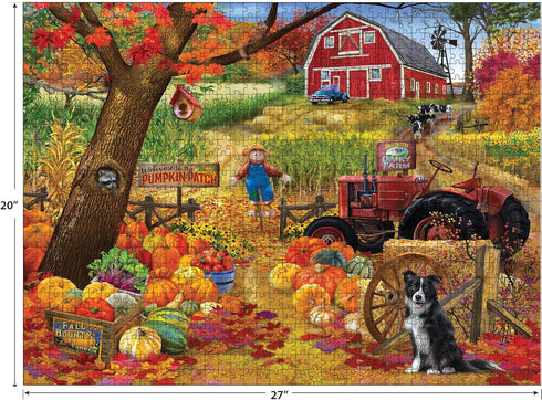 1000 RoseArt - Chris Bigelow - Fall Harvest - Piece Jigsaw Puzzle for Adults