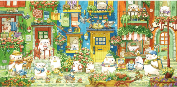 Pintoo 800 Piece Jigsaw Puzzle for Adults - ???, Colorful Street Plastic Puzzle for Home Decor