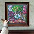 eeBoo Piece & Love: 12 Days of Christmas 1000 Piece Puzzle - Square Adult Holiday Jigsaw, 23x23, Includes Image Insert