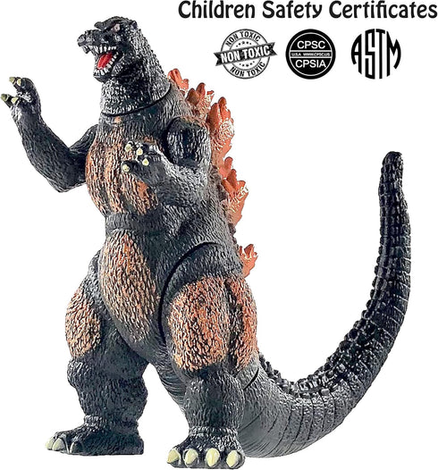 TwCare Burning Godzilla 1995, Movie Series King of The Monsters Movable Joints Action Figures Birthday Gift for Boys and Girls