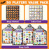 JOYIN 28 Players Halloween Bingo Game Cards for Kids, Classroom & Family Group Activities