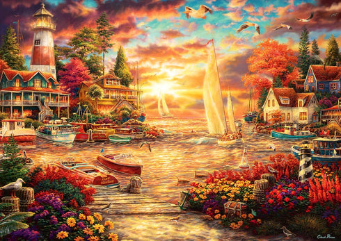 Anatolian Puzzle - Into The Sunset, 3000 Piece Jigsaw Puzzle, Multicolor, Standard