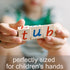 Phonetic Reading Blocks for The Beginning Reader | Tangible Preschool Learning Material | Phonic Word Building Activity