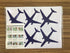 Melissalove 24pcs/Set Airplane Wall Pattern Decals for Kids Room, Dark Blue DIY Wall Decor Stickers