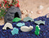 Yellow Door Little Lands – Ocean, Set of 8 Stone Figures