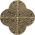 Dritz Home 44798-38 Small Hammered Quatrefoil Corner Campaign Hardware, Antique Brass (3-Pack)