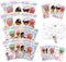 TINYMILLS Rainbow Mermaid Coloring Book Set for Kids Party Favors with 12
