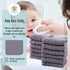 Cute Castle 24 Pack 100% 20'' 10'' Muslin Burp Cloths for Baby - Ultra-Soft Cotton Baby Washcloths - Large by Super