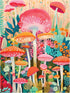 500 RoseArt - Vertical Visions - Mushrooms - Piece Jigsaw Puzzle - Magical Forest-Inspired Puzzle for Adults