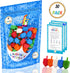 Hanukkah Dreidels, Multicolor Plastic Chanuka Draydels with English Transliteration, 30-Pack