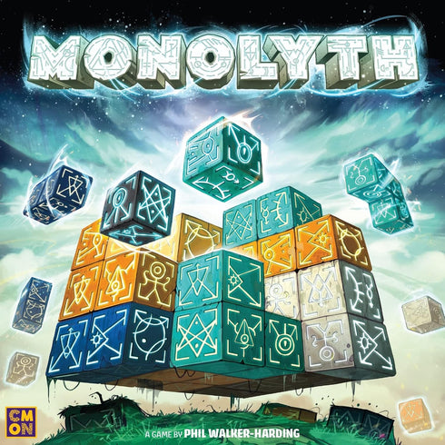 Cmon Monolyth Board Game | Monolith Building Strategy Game | Fun Tactile Puzzle Game for Kids & Adults | Ages 8+ | 1-4