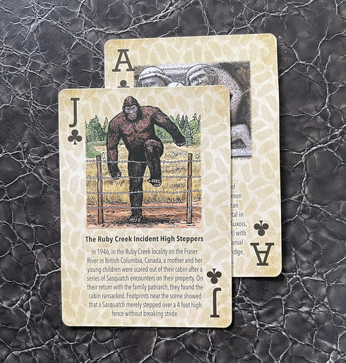 52 Paradise Cay Publications, Inc. Squatch METALWORKS Bigfoot Playing Cards - Standard Card Deck - Unique and Fun