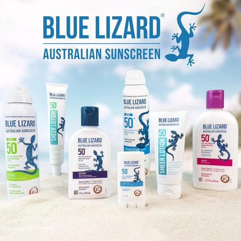 Baby Mineral Sunscreen by Blue Lizard with Zinc Oxide | Water Resistant, SPF 50, Fragrance Free, 5 Fl Oz