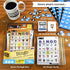 The Office Bingo Board Game for 24 Players, Perfect for Office Parties and Birthday Celebrations