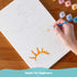 BONNYCO Paint by Numbers Kit for Kids - Sea Animals Pack of 3 Canvas