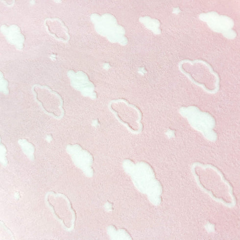 28" 52", Cozy 3D American Baby Company Heavenly Soft Chenille Fitted Crib Sheet x Warm and Neutral Chenille Sheet, Pink