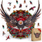 ESTROSO Wooden Puzzles for Adults - Bald Eagle Mandala 500 Piece Wooden Jigsaw